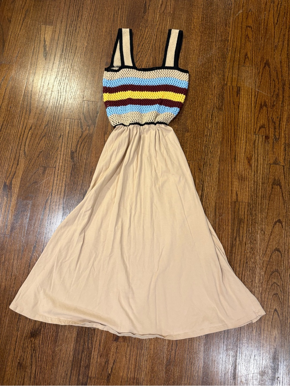 Zara Beige and Black Knit Piece